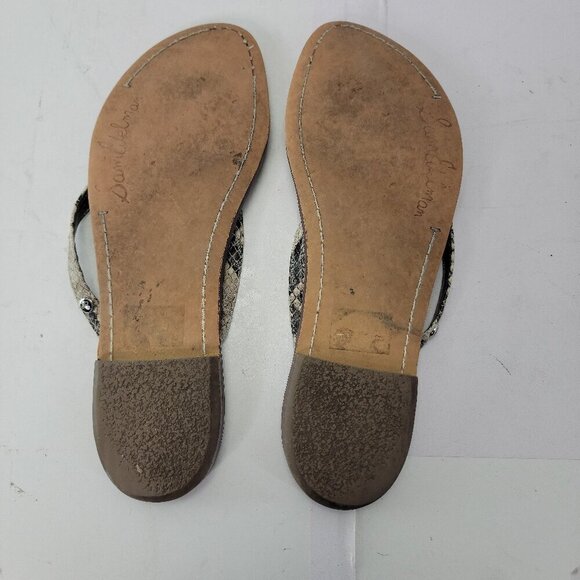 Sam Edelman Snake Skin Genuine Leather Sandals 7.5 - Picture 2 of 3